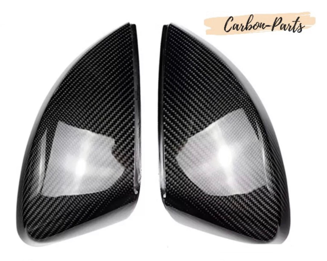 2-teiliges Set Echtcarbon Spiegelkappen für Fahrer- und Beifahrerseite Audi 8V.