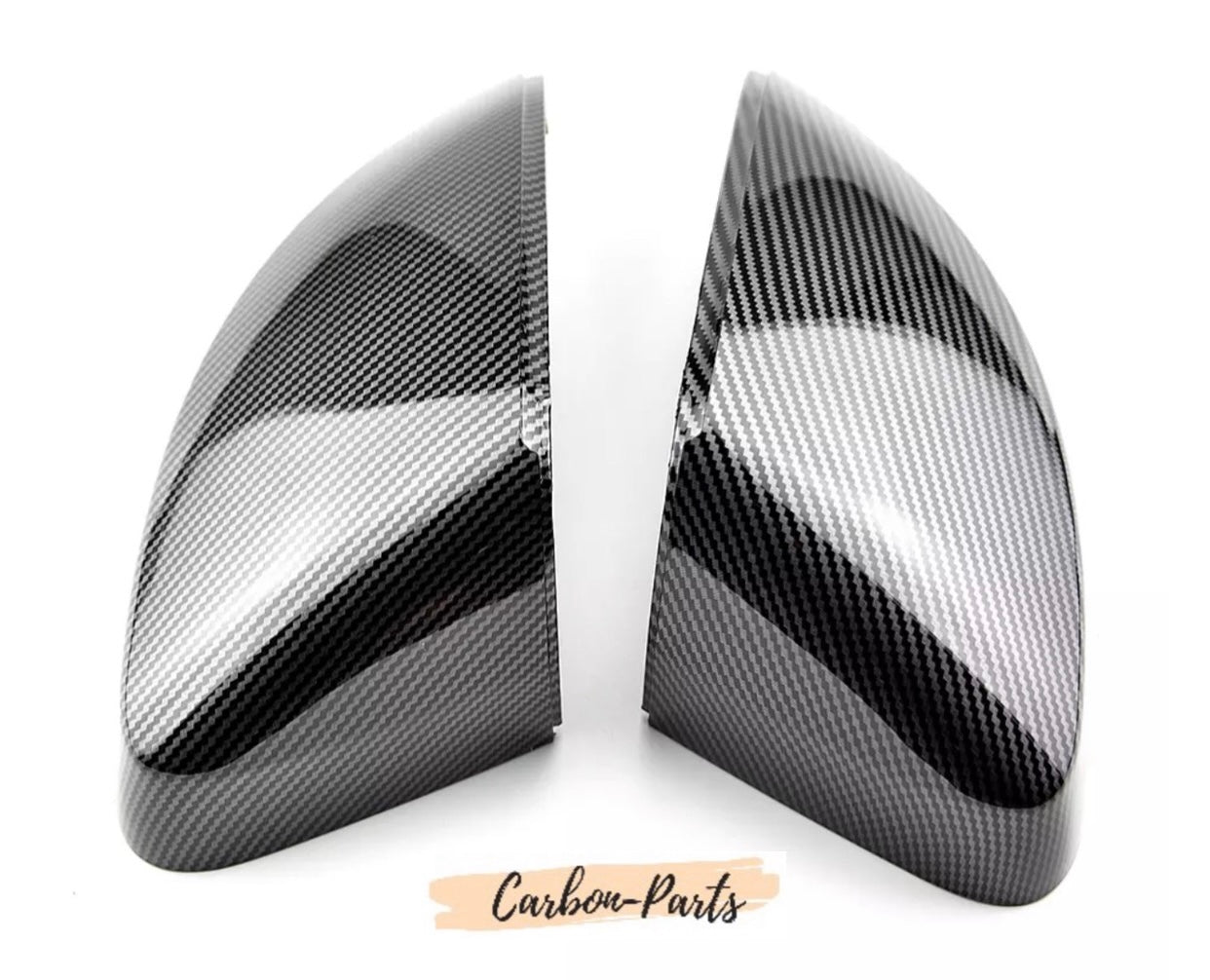 Spiegelkappen in sportlicher Carbon-Optik passend für Audi A3, S3 und RS3 8V.