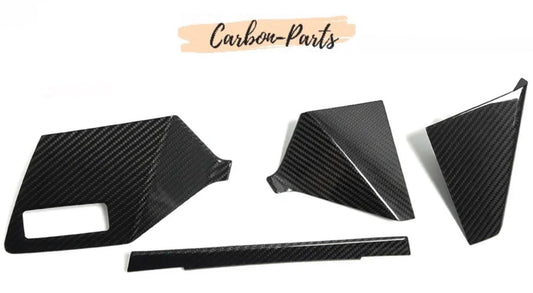 Echt-Carbon Dekorleisten für das Armaturenbrett des Audi A3, S3 und RS3 8Y.