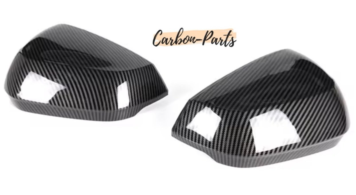 Upgrade mit Spiegelkappen im Carbon-Design für Audi Q2 und SQ2 GA.