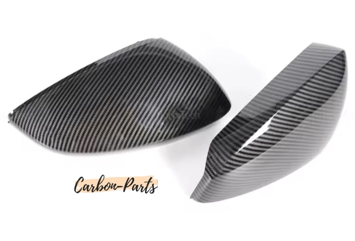 Audi RS3 8Y Spiegelkappen in Carbon-Optik – verfügbar mit und ohne Side Assist.