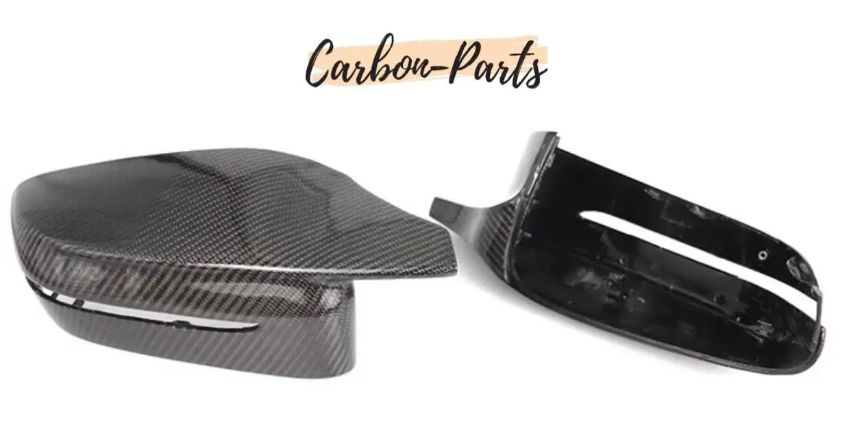 M-Design Spiegelabdeckungen aus Echt-Carbon für BMW 4er Coupé, Cabrio und Gran Coupé.