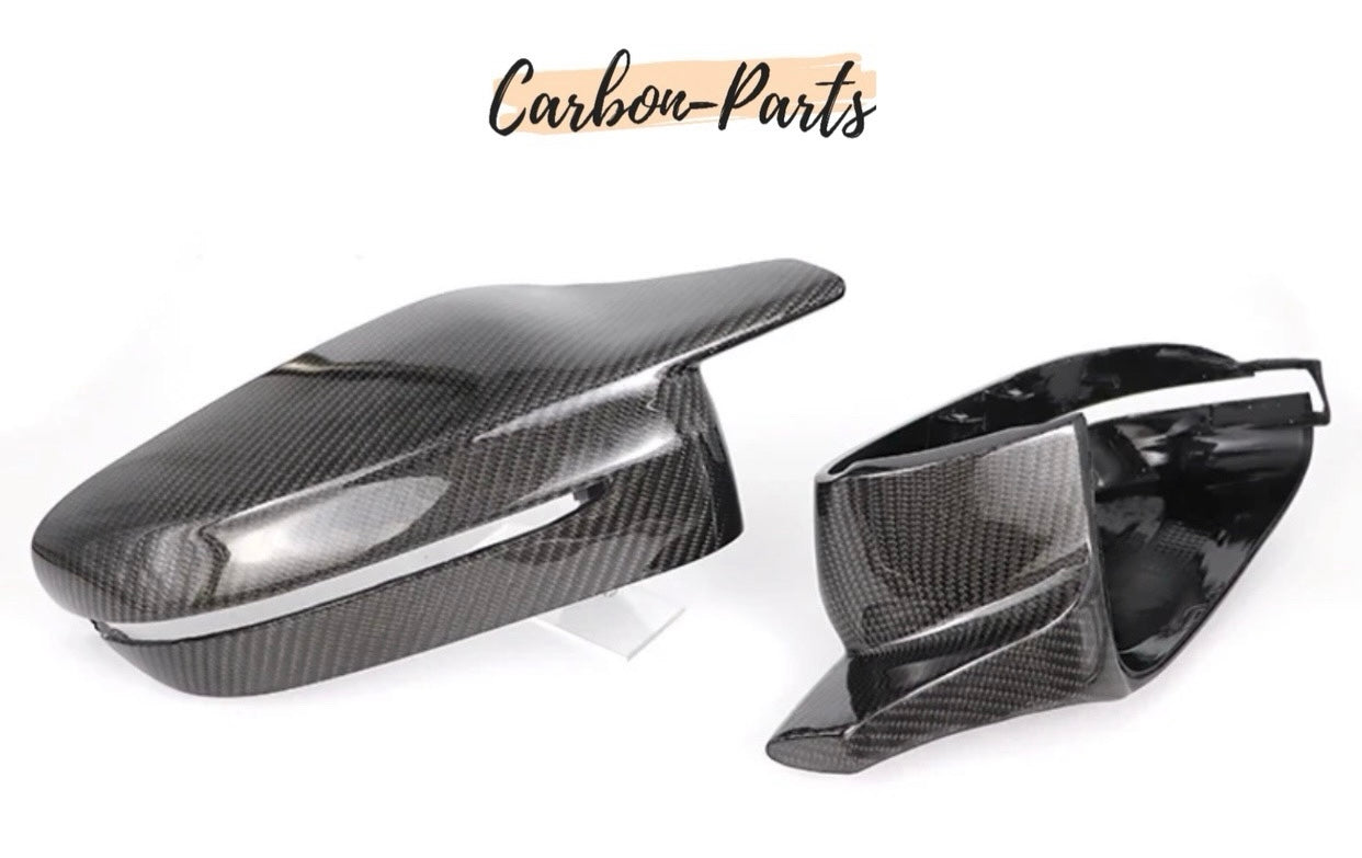 Echt-Carbon M-Optik Spiegelkappen passend für BMW 5er G30 und G31 Facelift (LCI).