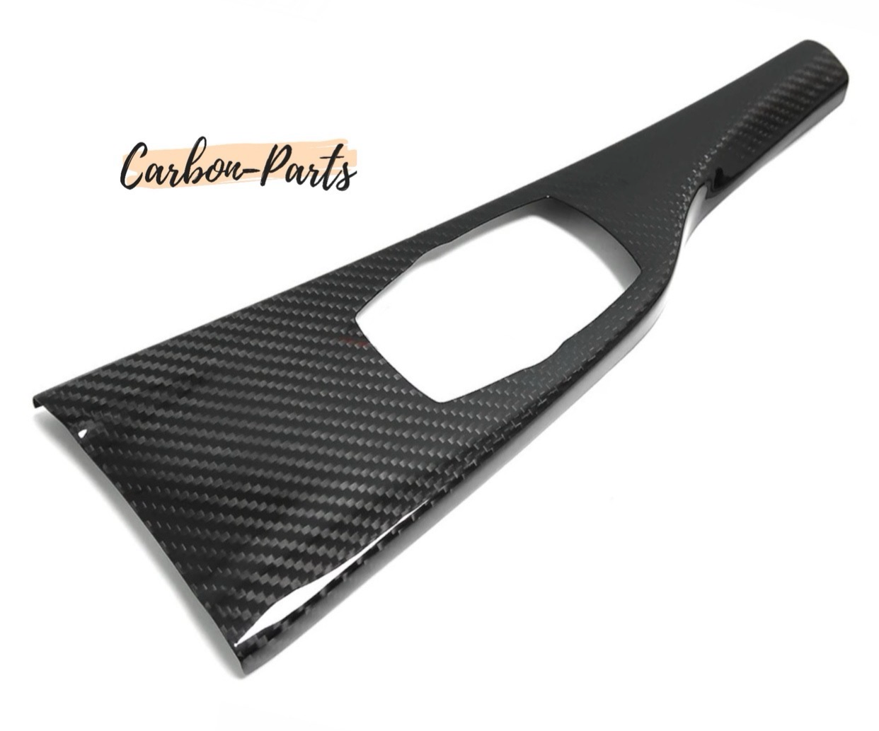 Echt-Carbon Mittelkonsole Cover für BMW 3er F30/F31 und 4er F32/F36.