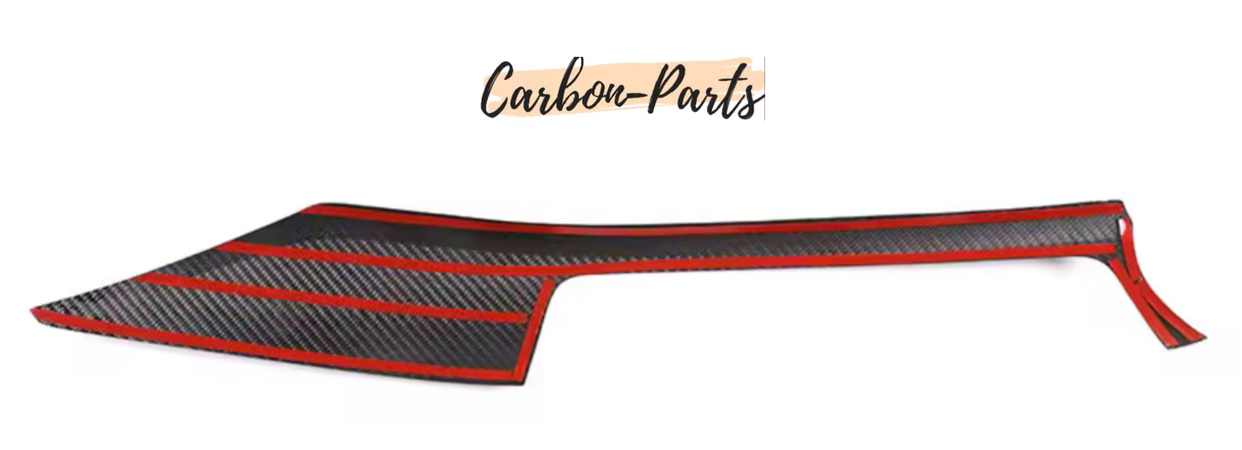 Präzise verarbeitete Carbon-Dekorleiste für das BMW Interieur von Carbon-Parts-RLP.