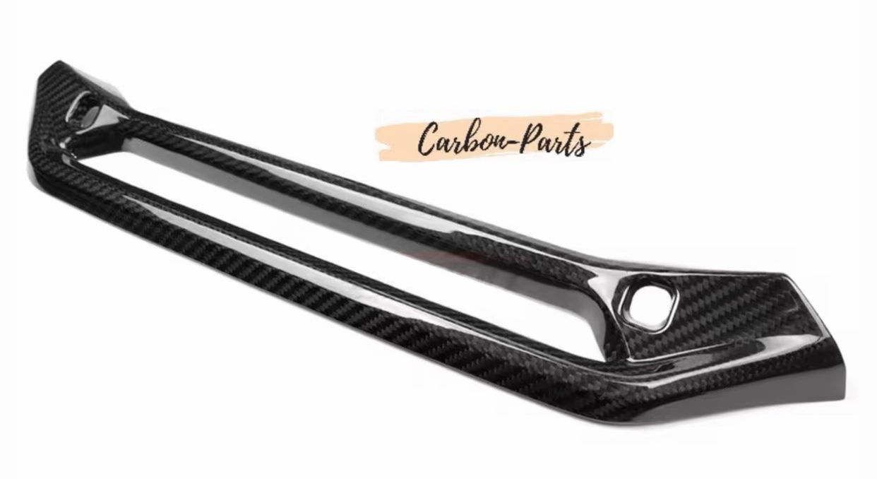Echt-Carbon Rahmen für die mittleren Lüftungsdüsen passend für BMW G-Serie ab Bj. 2025.