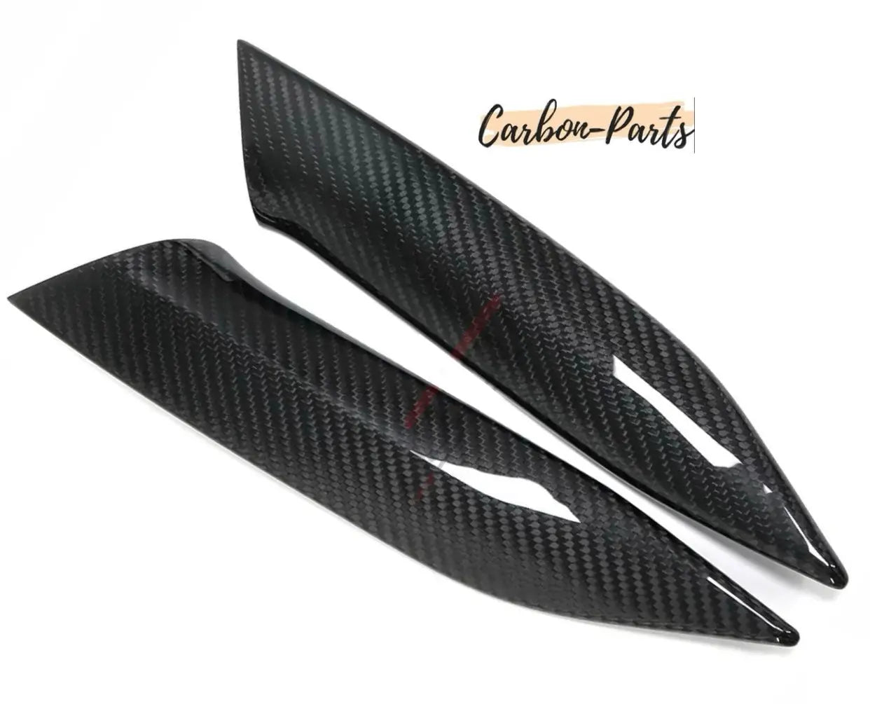 Echt-Carbon Kniepads Abdeckungen im Set passend für BMW G-Serie und M-Modelle.