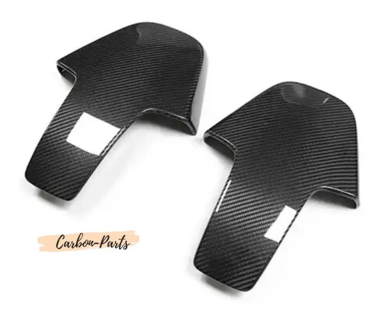 Echt-Carbon Sitz-Cover für die Rückenlehnen passend für BMW M2, M3 und M4.