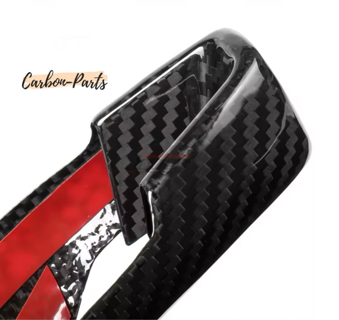 Sportliche M-Power Optik durch Echt-Carbon Wählhebel-Abdeckung.