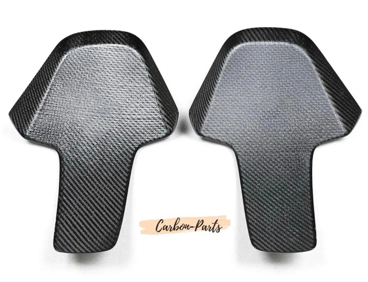 Echt-Carbon Sitz-Rückenlehnen Cover für BMW X3M und X4M High-Performance SUVs.