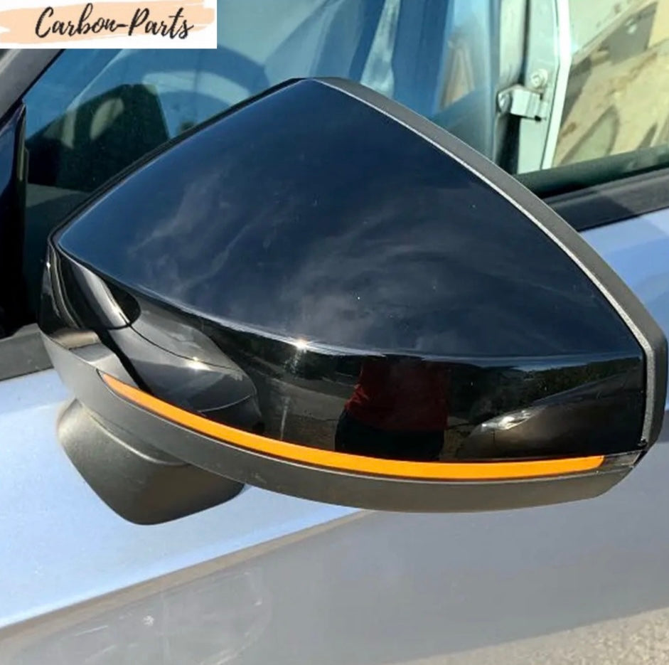 Exterieur-Tuning von Carbon-Parts-RLP: Audi 8V Spiegelkappen Schwarz mit Side Assist.
