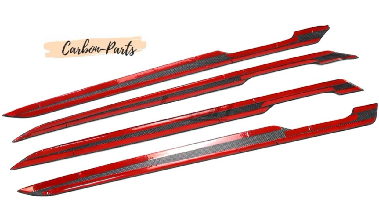 Premium Echt-Carbon Tür-Veredelung von Carbon-Parts-RLP für VW Golf 8.
