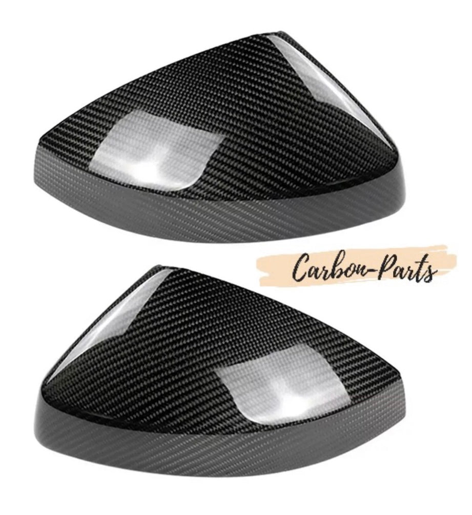 Echt-Carbon Spiegelkappen Set passend für Audi A3, S3 und RS3 8V.