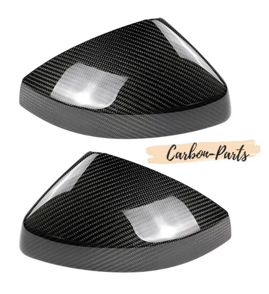 Echt-Carbon Spiegelkappen Set passend für Audi A3, S3 und RS3 8V.