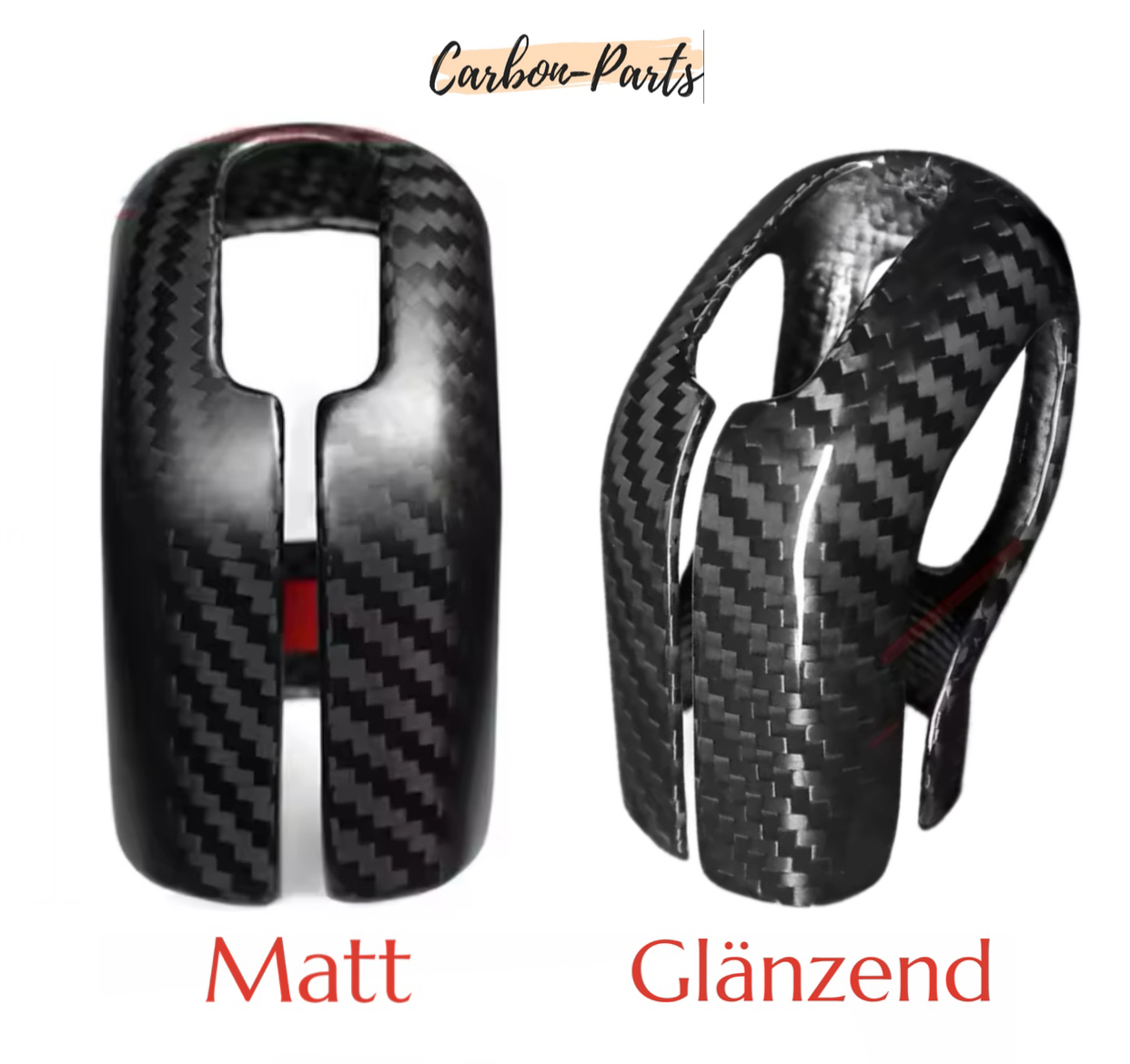 Echt-Carbon Schalthebel Cover Set für Hyundai i30 N, i20 N und Kona N.