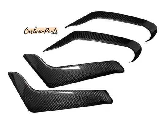 Echt-Carbon Türgriff Cover Set (vorne & hinten) für Mercedes A-Klasse W177 und CLA C118.