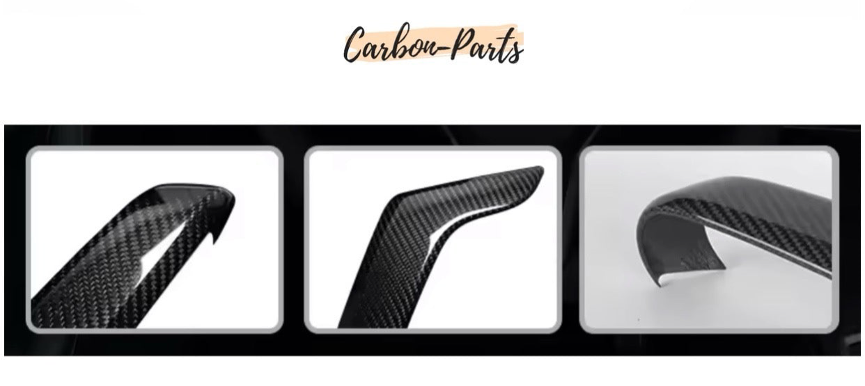 Carbon Türgriff-Abdeckungen passend für Mercedes CLA Coupé und Shooting Brake.