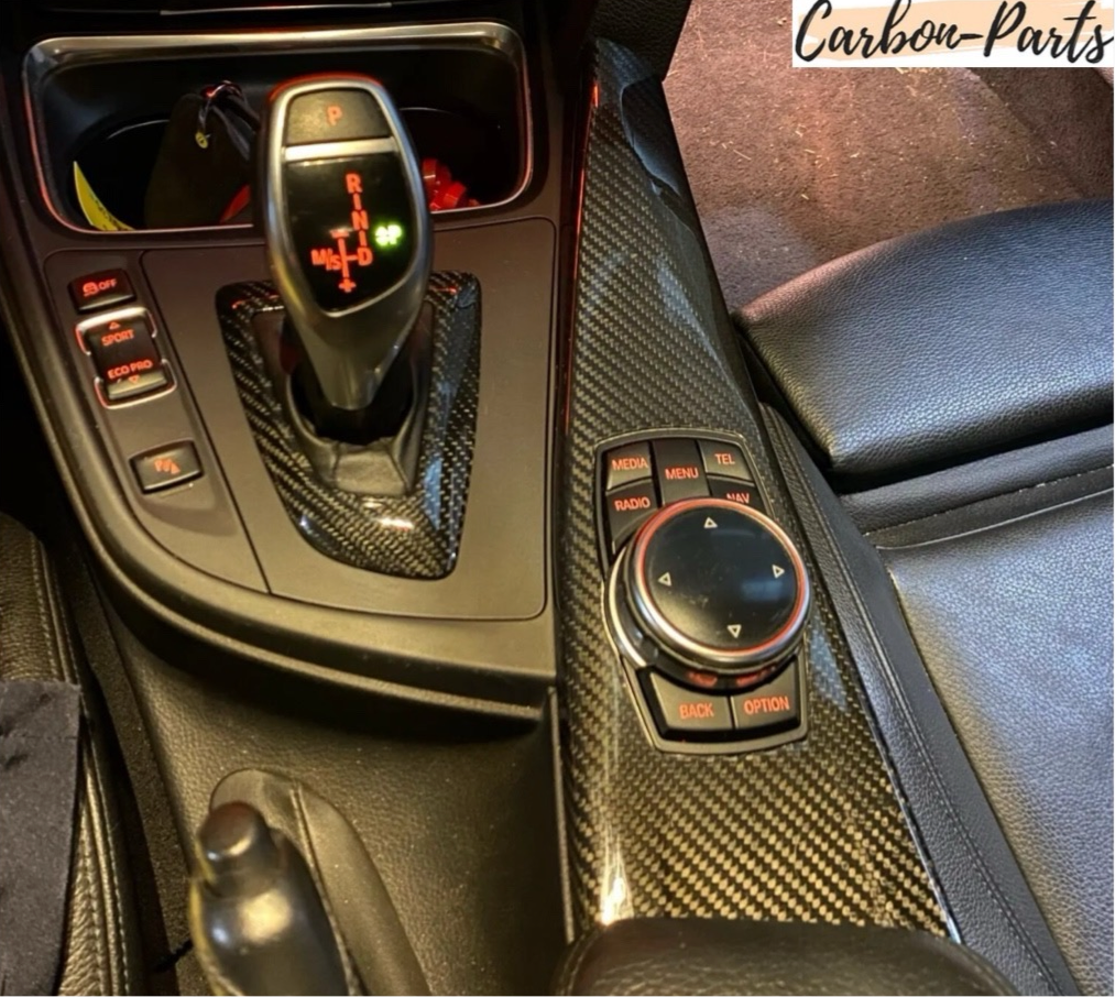 Detailaufnahme der 3K Carbon-Struktur für BMW F3x und F8x Modelle.