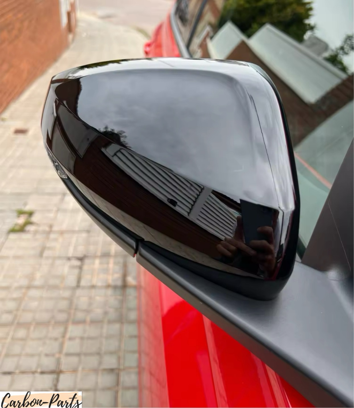 VW Polo AW GTI & Audi A1 GB Spiegelkappen Schwarz Hochglanz