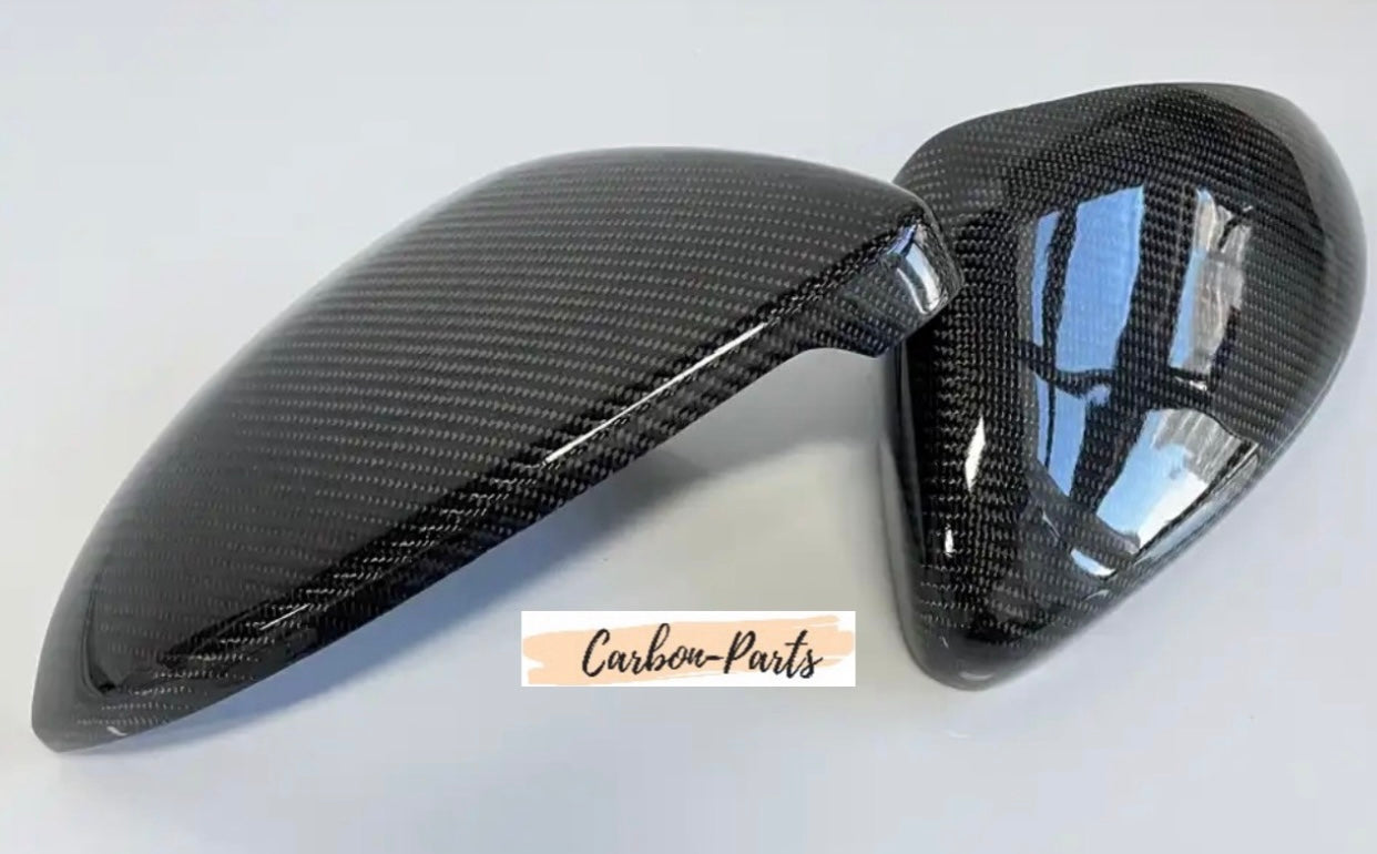 Echt-Carbon Spiegelkappen für VW Golf 7 GTI Clubsport und GTI TCR Modelle.