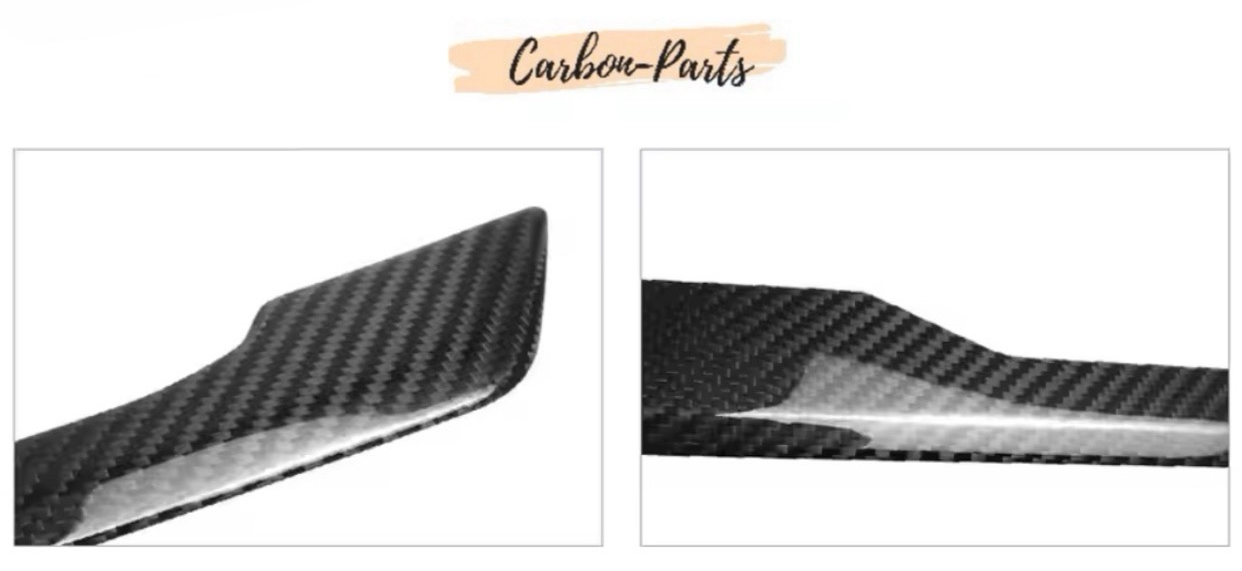 Exklusives Carbon-Zubehör passend für das Sondermodell VW Golf 8 Edition 50 und Clubsport.