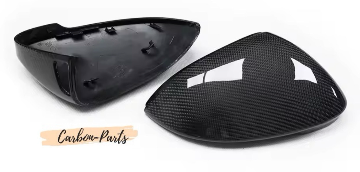 Performance Echt-Carbon Spiegelkappen für den VW Golf 8 R.